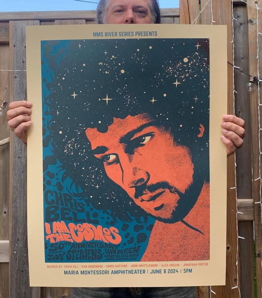 Chris Bell silkscreen print, Artist’s Proof